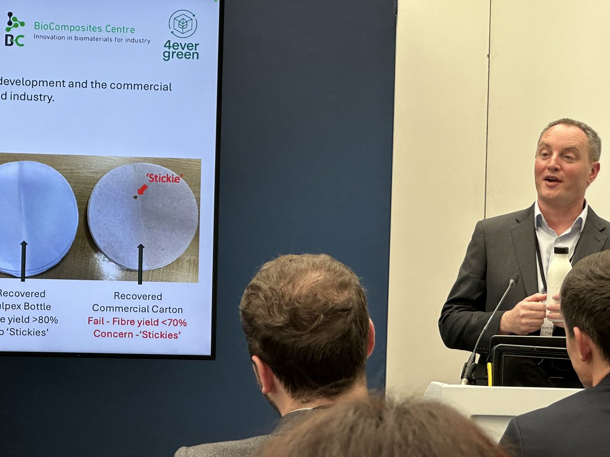 BioComposites Centre (@bcbangor) on Twitter photo Great to hear the updates from <a href="/PulpexPackaging/">Remi Rasenberg</a> at #MRE2024 in London. Nice to hear how we are helping with our pulp and paper expertise! <a href="/UKCPNetwork/">UK Circular Economy Plastics Network</a> <a href="/innovateuk/">Innovate UK</a> Great to hear the updates from <a href="/PulpexPackaging/">Remi Rasenberg</a> at #MRE2024 in London. Nice to hear how we are helping with our pulp and paper expertise! <a href="/UKCPNetwork/">UK Circular Economy Plastics Network</a> <a href="/innovateuk/">Innovate UK</a>