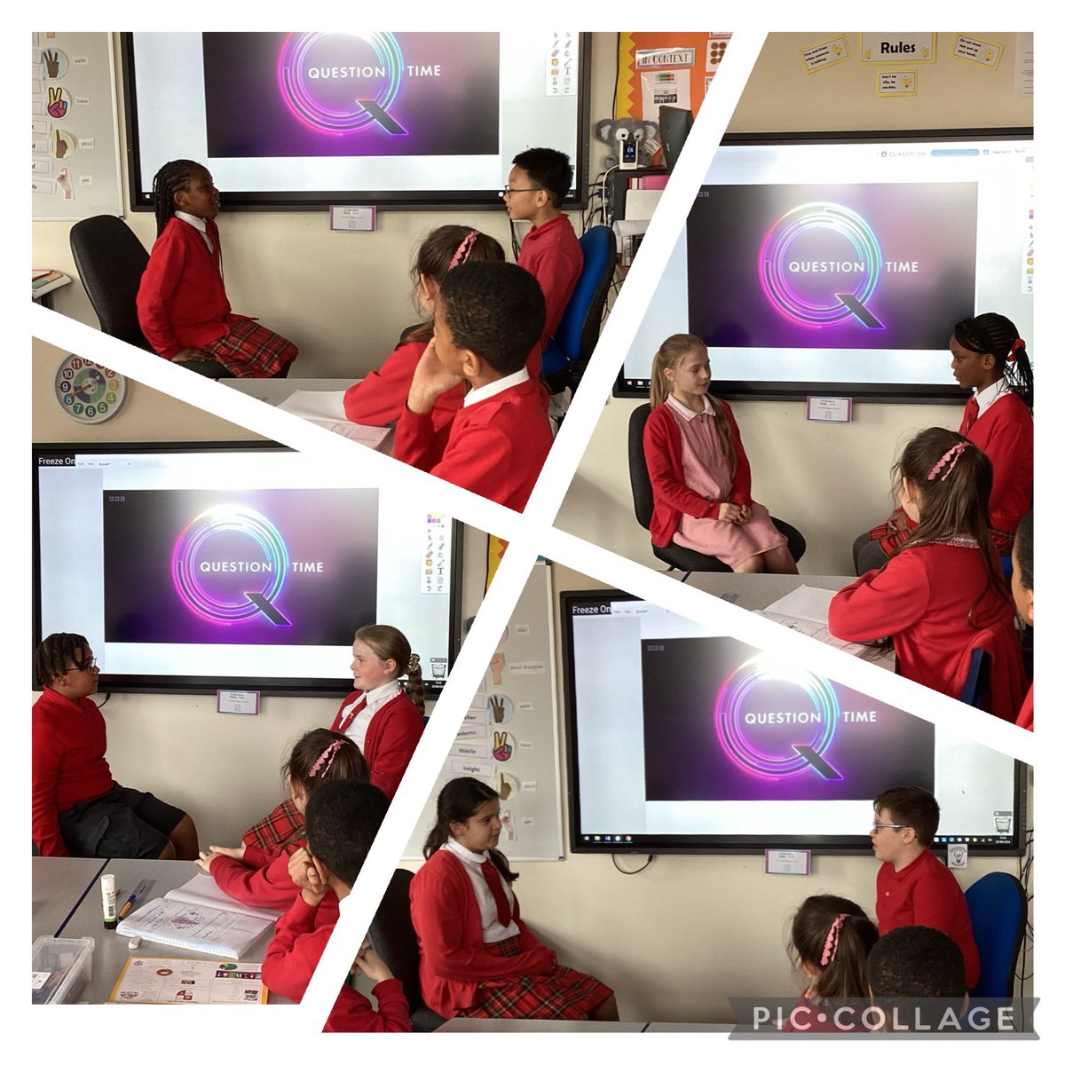 Children in Y5 have been conducting interviews this afternoon! After learning the story of Lazarus’ death, the children created questions which they would want to ask Jesus and then thought about how he would’ve responded. #StGerRE @BCPP__ @BhamDES
