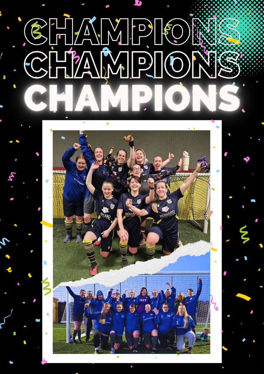FrickleyLadies's tweet photo. Frickley ladies are the champions 🏆 
5v5 competitive league winners
Cup winners 
Tournament winners 
7v7 league currently sitting top with 2 games to play
What a bunch of lasses ✌️💙⚽️ https://t.co/hEd1hIJLMb