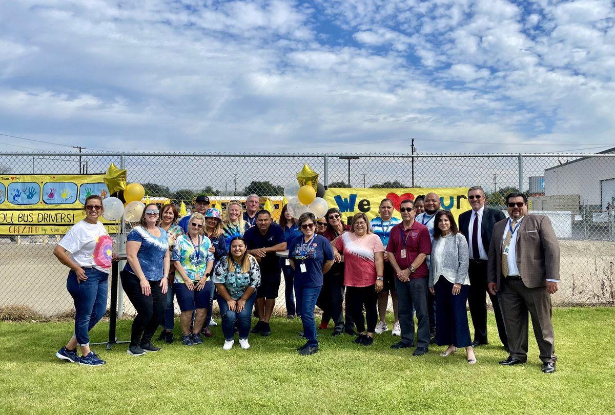FSDTranspo's tweet photo. Happy School Bus Driver Appreciation Day! Let’s celebrate our drivers who go the “extra mile” daily, ensuring our #1 goal: the safe transportation of our students! Let a school bus driver know how much you appreciate them today. #fsdlearns #fsdbusiness https://t.co/oqfMpY1vGG