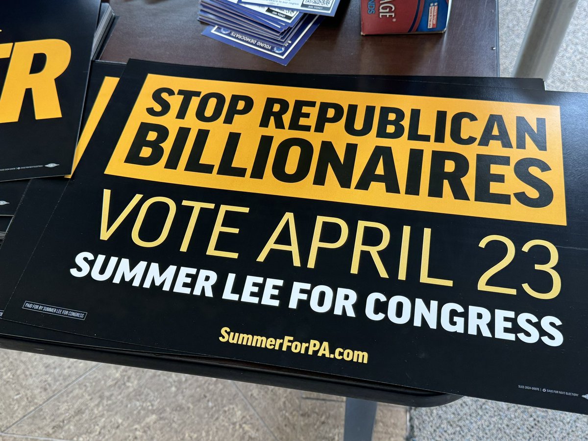 What a perfect day to reelect the most fierce fighter for working people in Congress, @SummerForPA and kick Jeff Yass’ ass and the politics of division once again.