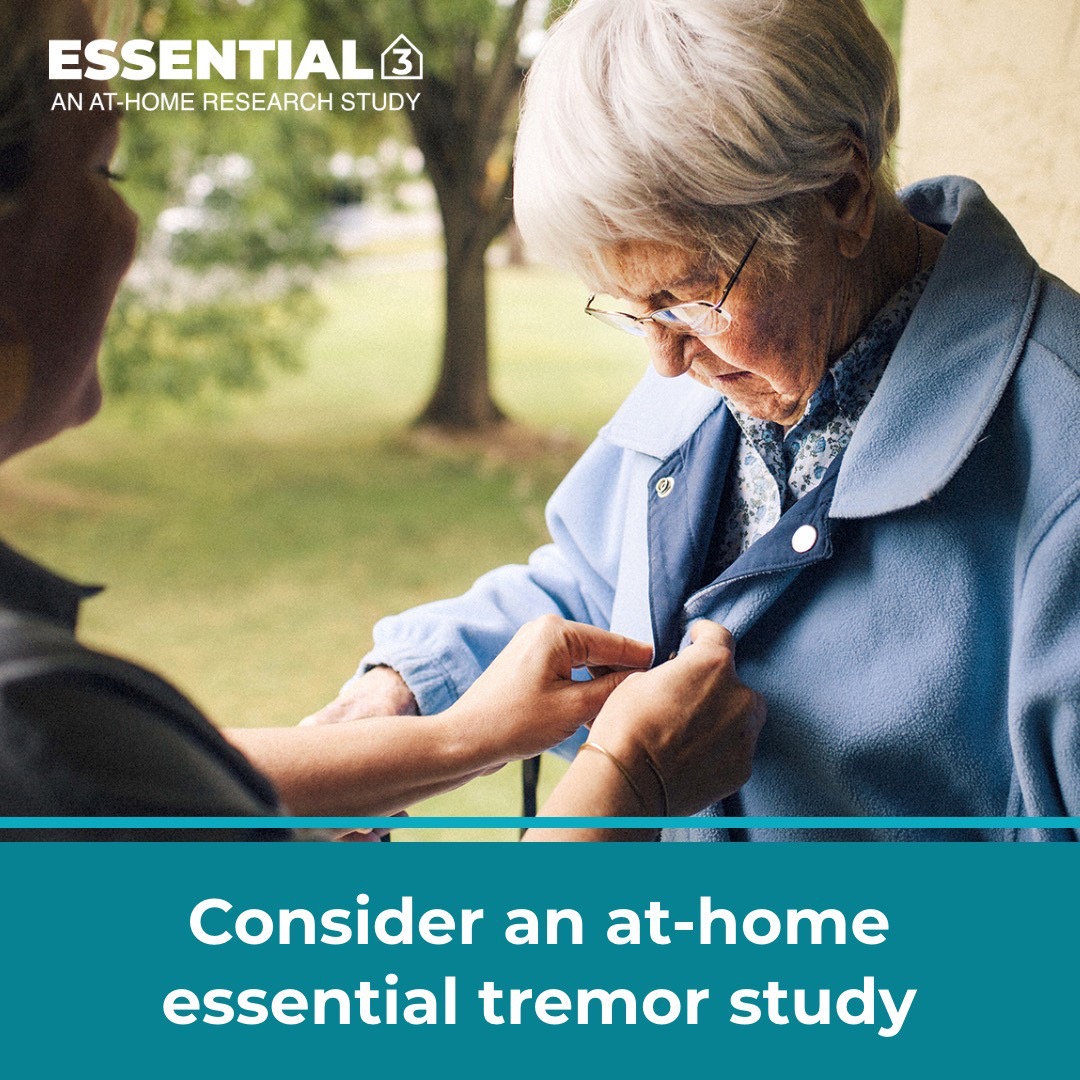 An at-home research study for people living with essential tremor is now enrolling. Learn more today: bit.ly/47i6QqF. #clinicaltrial #essentialtremor #MoreThanTremor #Essential3