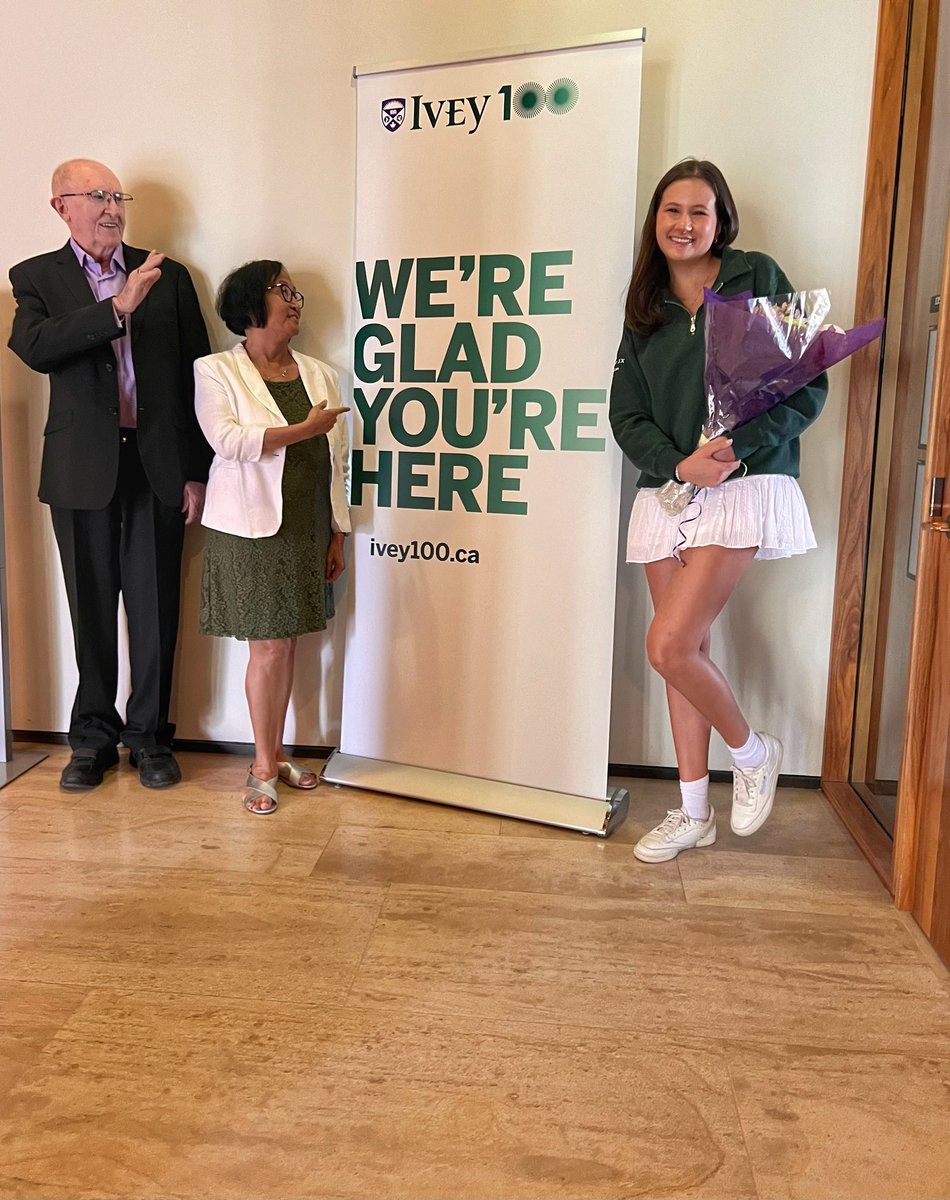At the end of her wonderful <a href="/iveybusiness/">Ivey Business School</a> journey, she invited her immigrant grandparents on a tour of the facility. They got dressed up in their best and even incorporated school colours. What a joyful gift it was to witness.