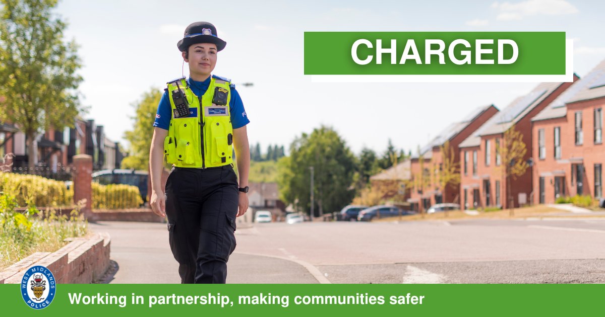 #CHARGED | We've charged a man with theft as enquiries continue into phone snatches in Wolverhampton city centre. The 21-year-old, arrested yesterday in Heath Town, has been charged with one count of theft and conditionally bailed to Dudley Magistrates Court on 16 May.