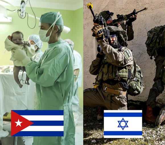 La hipocresía del imperialismo yanqui no tiene límites. Apoyan el genocidio de Israel en #Palestina y sancionan a Cuba. Médicos y no bombas.
