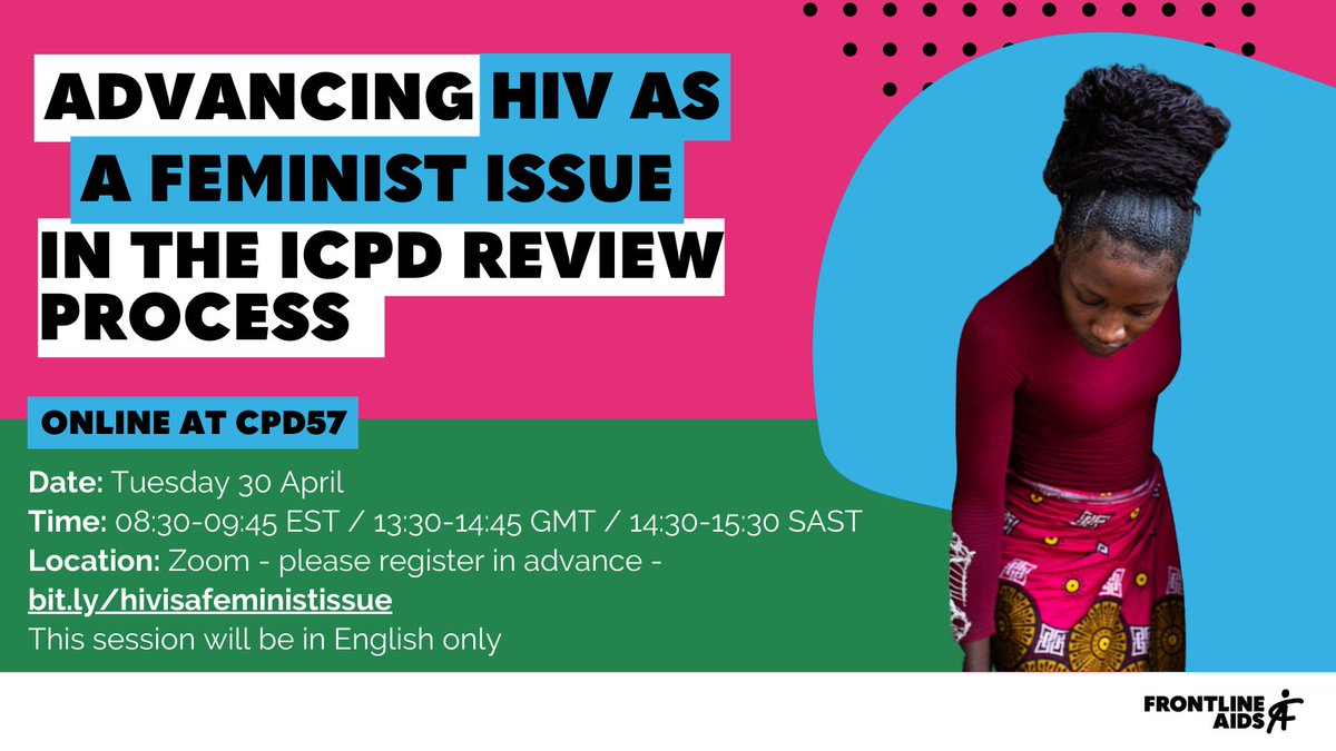 Why is integrating #HIV into future policy frameworks critical for our vision to end AIDS? Join this session to unite advocates for gender equality, health equity & human rights, fostering collaboration & solidarity in addressing complex challenges. 👉 bit.ly/hivisafeminist…