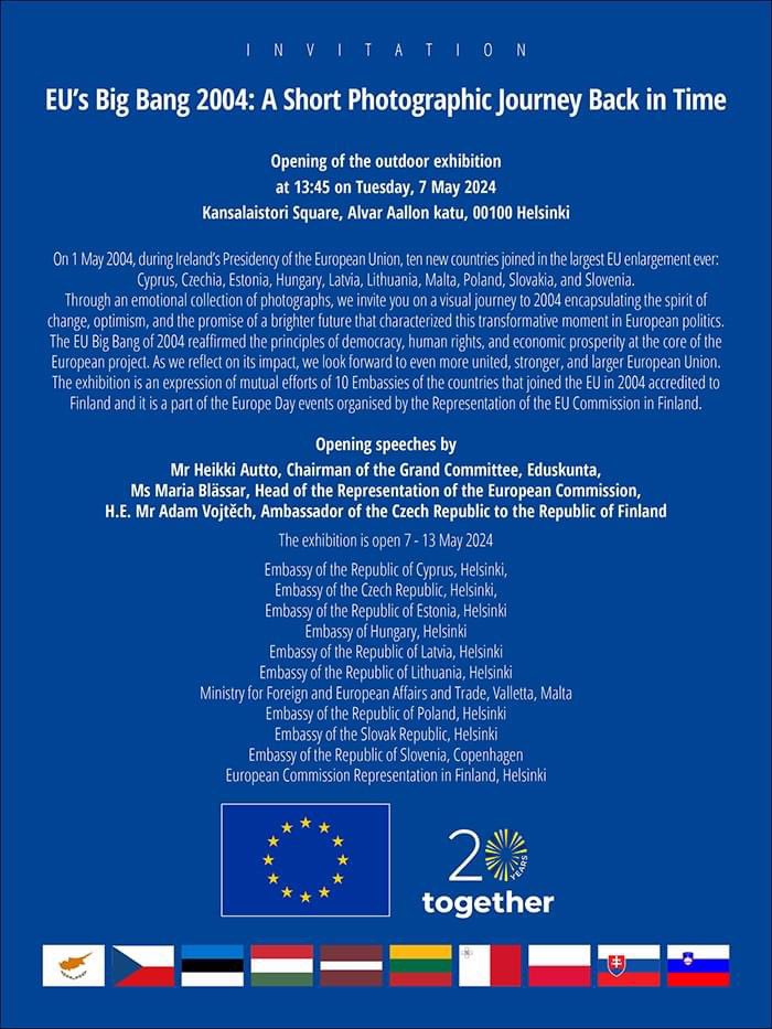 SlovakEmbassyFI's tweet photo. EU´s Big Bang 2004 🇪🇺 https://t.co/e9siLJiT4g