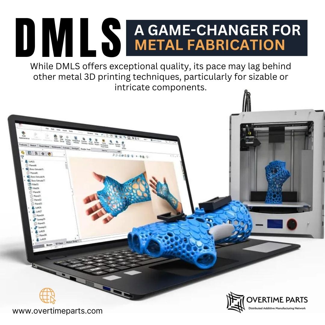 OvertimeParts's tweet image. While DMLS offers exceptional quality, its pace may lag behind other metal 3D printing techniques, particularly for sizable or intricate components. 

#DMLS #Metal3DPrinting #AdditiveManufacturing #Manufacturing #Engineering #3DPrinting #RapidPrototyping #Innovation