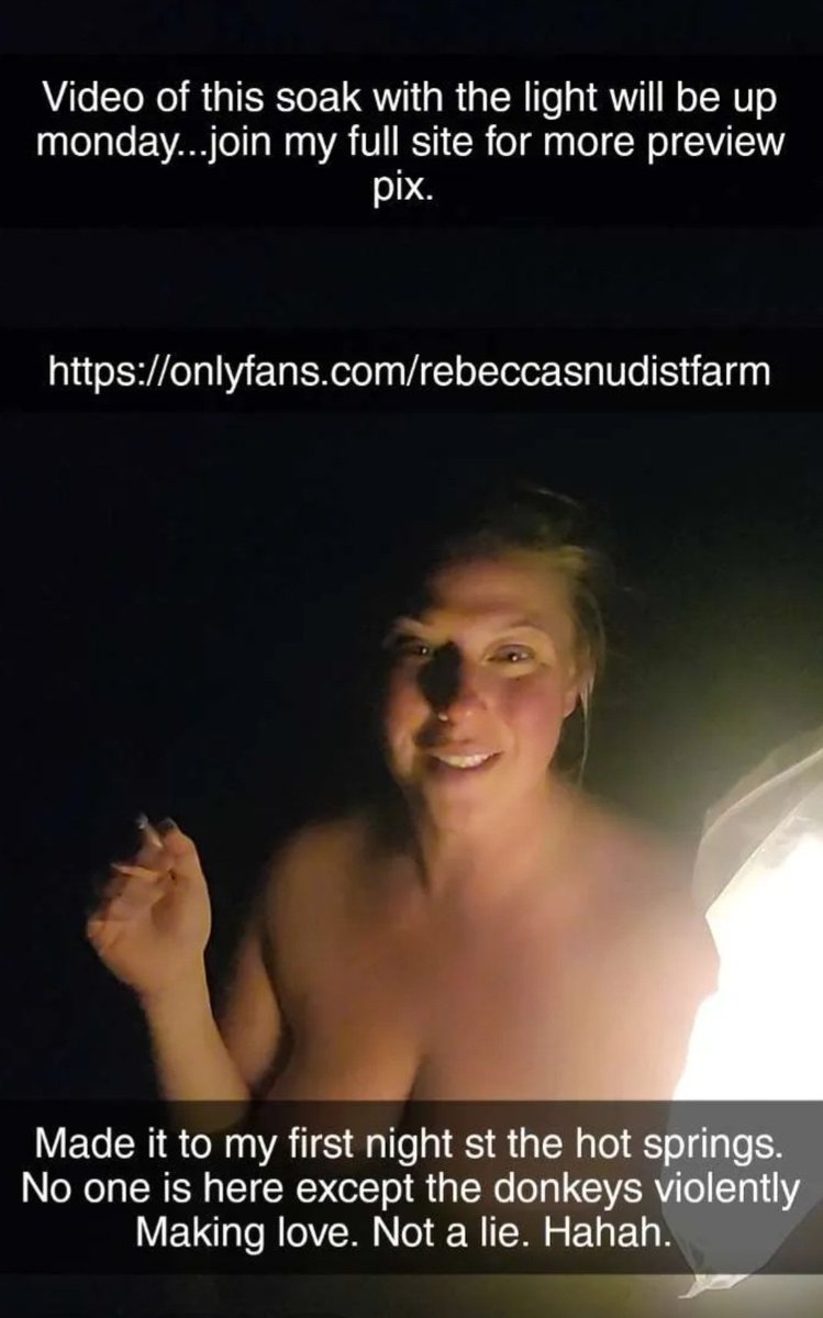 Rebeccasnudistf's tweet photo. First hot springs!!! This video will be up in Monday.  Woop woop. https://t.co/SKATQApJuu