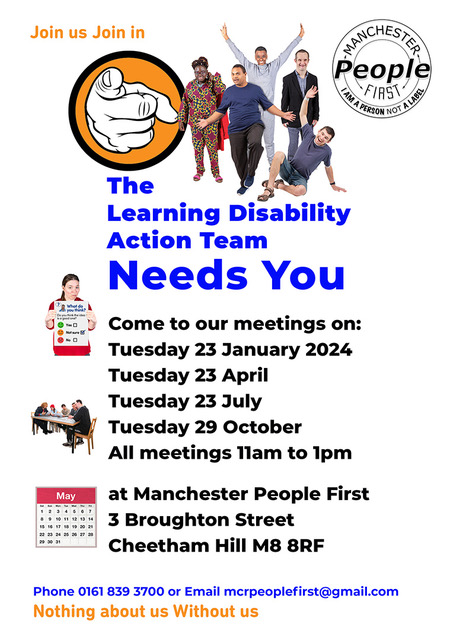 Great turn out today around about 20 people on board for our 2nd LD Action Team meeting Why not come and join us for the next one and help make service for Learning Disabled adults better in Manchester See poster for more dates ....