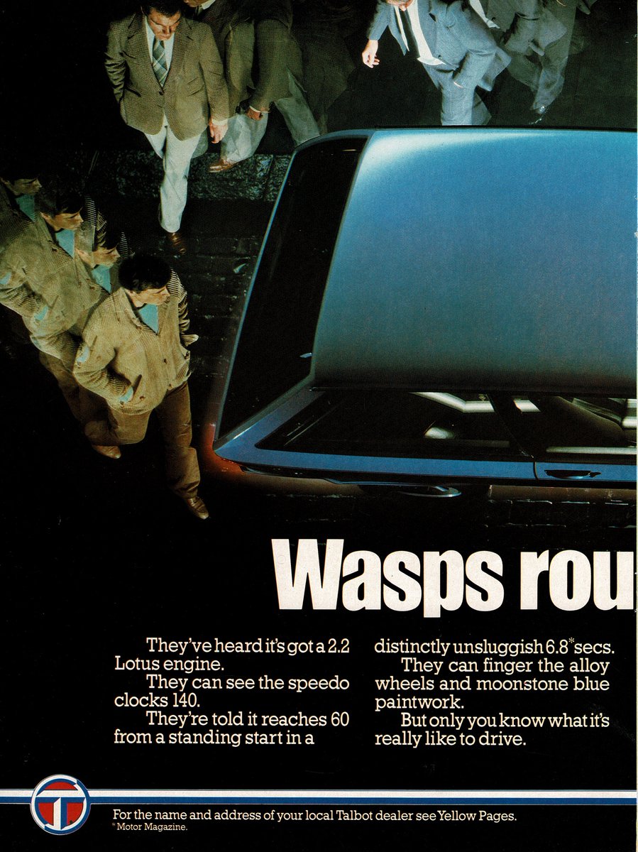 flaneurUK's tweet image. #TalbotTuesday April 1982 and the Talbot Sunbeam Lotus was still being strongly promoted despite production ending in 1981, featuring an unlikely 2.2 litre engine with performance that other hot hatches could not match for several years.