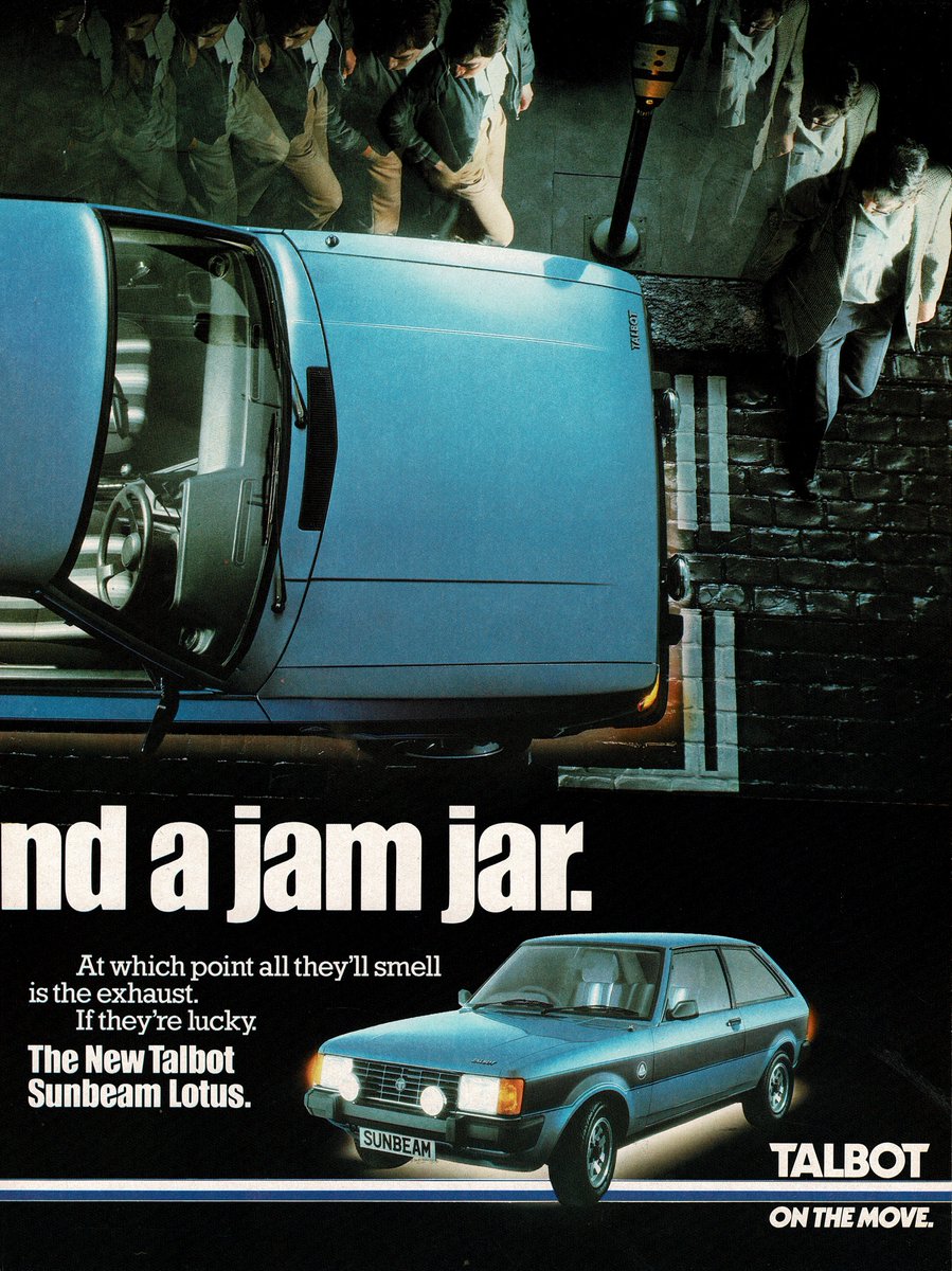 flaneurUK's tweet image. #TalbotTuesday April 1982 and the Talbot Sunbeam Lotus was still being strongly promoted despite production ending in 1981, featuring an unlikely 2.2 litre engine with performance that other hot hatches could not match for several years.