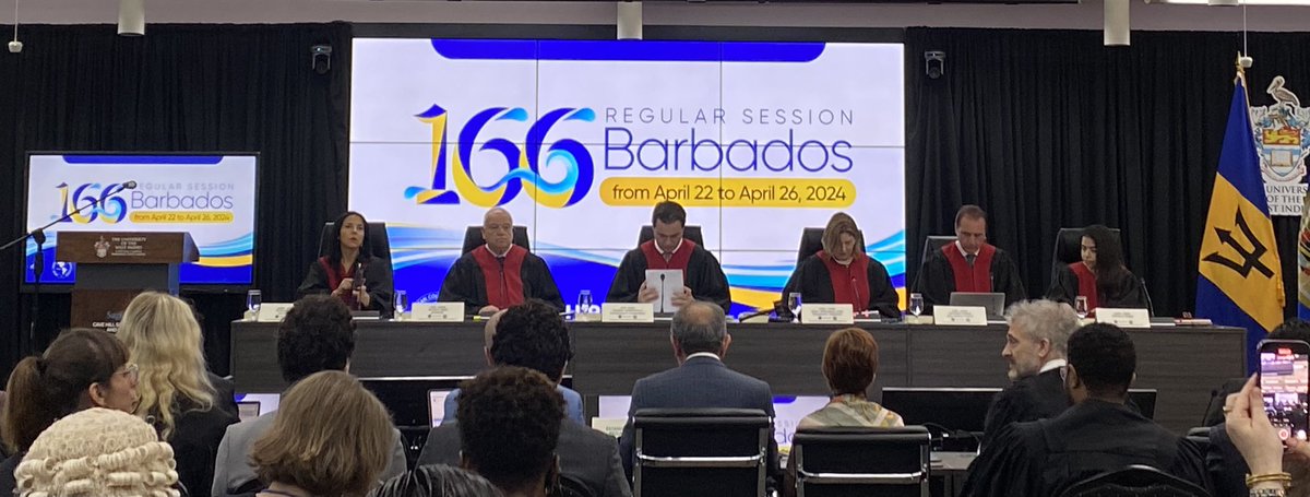 Presentations from Chile and Colombia, the requesting parties to the Inter-American Convention on Human Rights, get things rolling. 3 days to come with interventions from nations, international organizations, independent experts and academics, and civil society organizations.