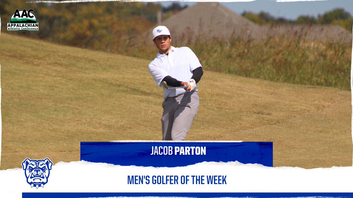 Congrats to Jacob Parton of @twbulldogs on being named the #AACMGOLF Golfer of the Week - bit.ly/4b2E4MA

#NAIAMGolf #ProudToBeAAC