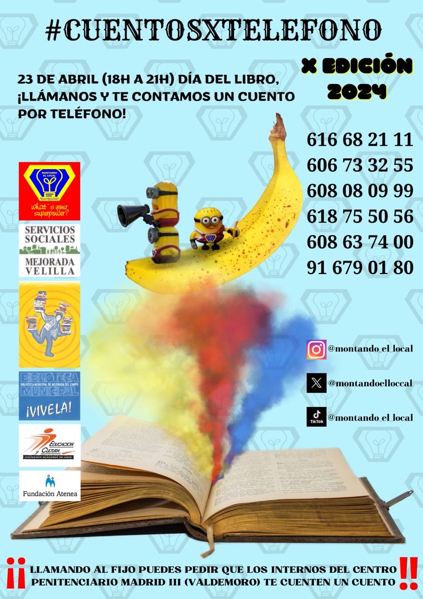 ¿Quieres que te cuenten un cuento?
#felizdiadellibro 📚🌹📚📲