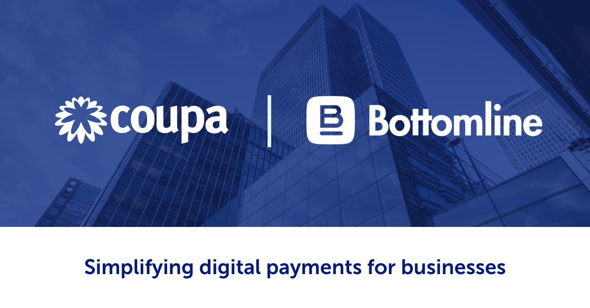 Announcing Bottomline 🤝Coupa Optimizing streamlined payments and strengthening supplier relationships. bit.ly/44edtdd #CoupaInspire