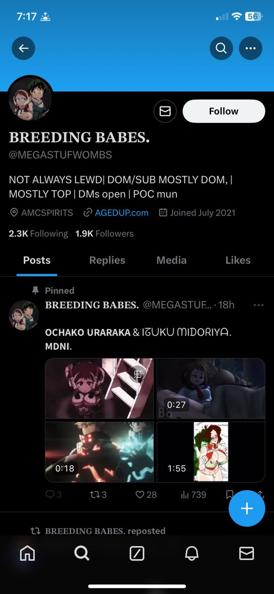 usosaki's tweet photo. ﹙This is who you're rooting for? Someone who gladly interacts with lewd accounts of canonical minors? And don't give me that "🤓☝️ well they're aged up" argument. 

It's fucking weird to age a character up so you can fuck them﹚ https://t.co/h9hGEaLItB