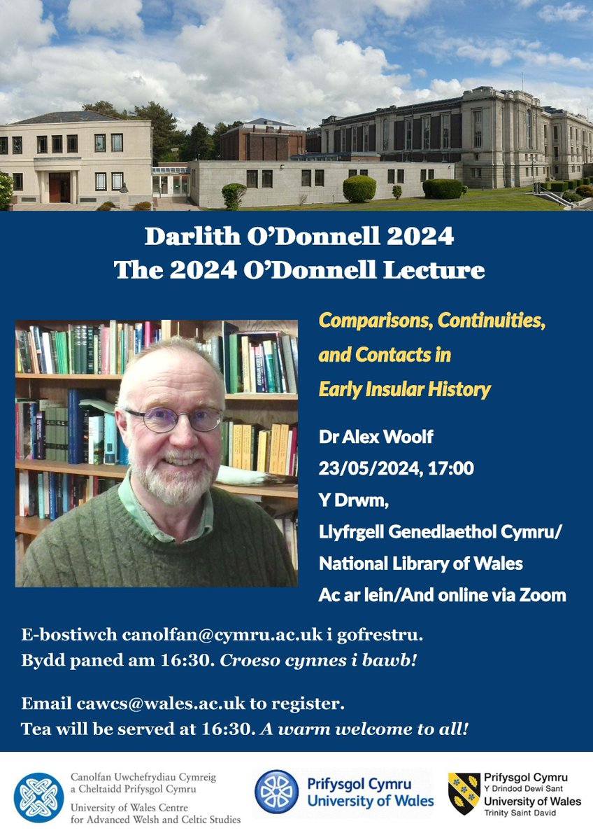 Alex Woolf is giving the 2024 Darlith O'Donnell Lecture next month! Details below.
saims.wp.st-andrews.ac.uk/2024/04/23/ale…