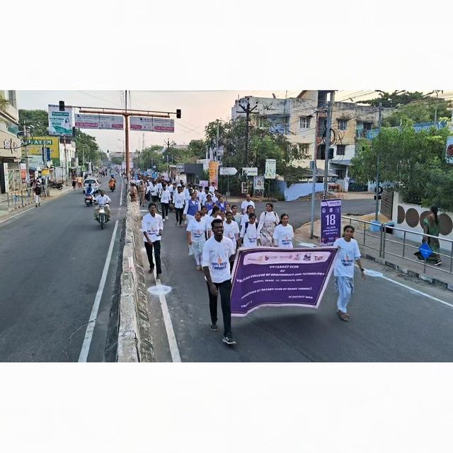 RCVCET_3203's tweet image. Walkathon for
Election Awareness☝🏻🗳️