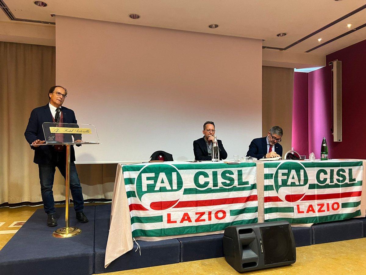 #Lavoro #agroalimentare e #ambiente, approvazione del bilancio 2023, nuove sfide per la rappresentanza: al Consiglio Generale #FaiCisl Lazio gli interventi del reggente Claudio Tomarelli e del Segr terr Marco Pasti, conclude il Segretario Generale #FaiCisl nazionale @OnofrioRota