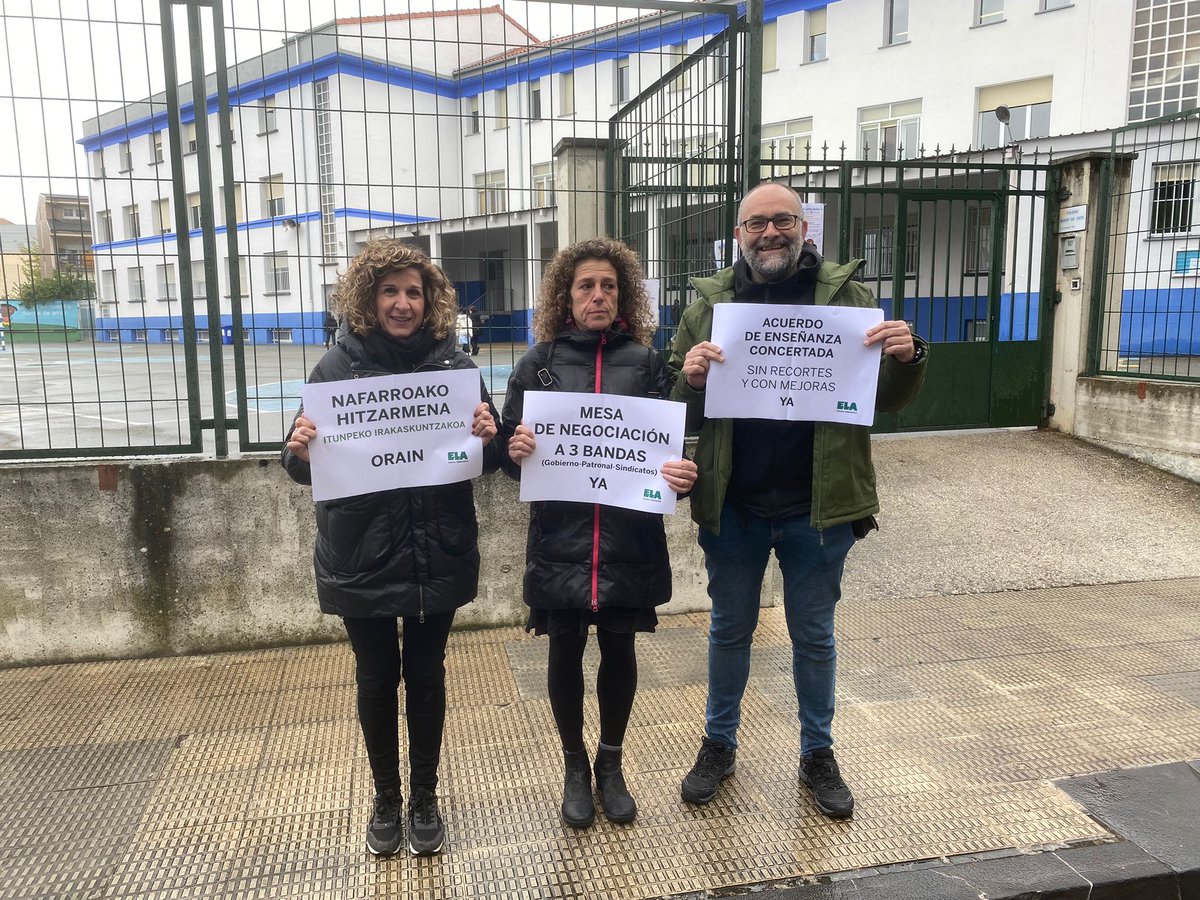 Colegio AMOR DE DIOS  - REGINA PACIS de Burlada
#TrabajadorxsConcertadaEnLucha