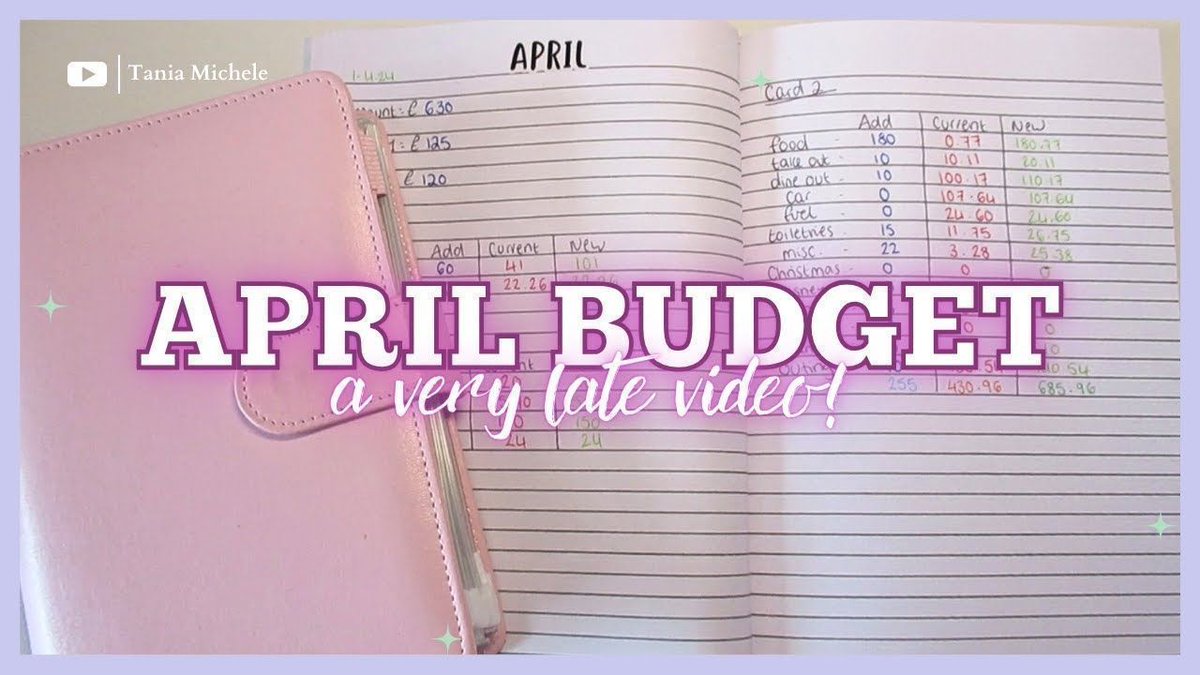 April 2024 Budget!  buff.ly/3vGNQVC #youtube #lbloggers #thegirlgang #vlog #cashenvelopes #money #savings #budget #budgeting #planning #cashenvelopstuffing #daveramsey #cashenvelopesystem #UK