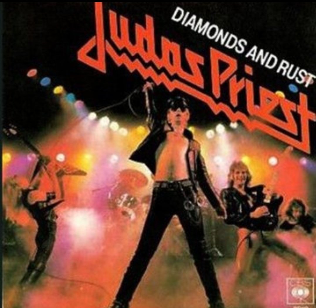 On April 23, 1977, JUDAS PRIEST released the single 'Diamonds And Rust' from the album 'Sin After Sin'.  
The song is a cover of Joan Baez.