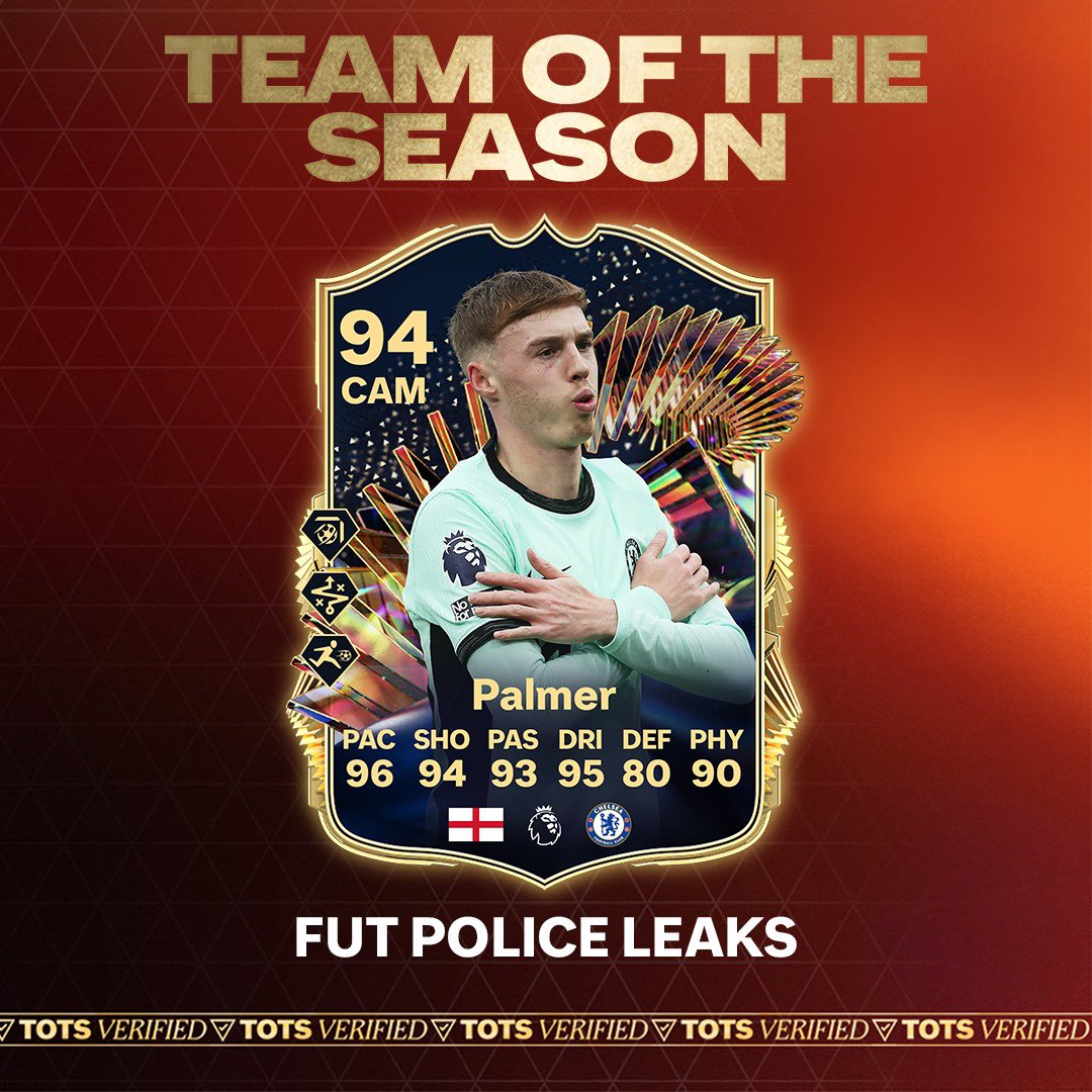 Cole Palmer is in the Premier League TOTS by EA.