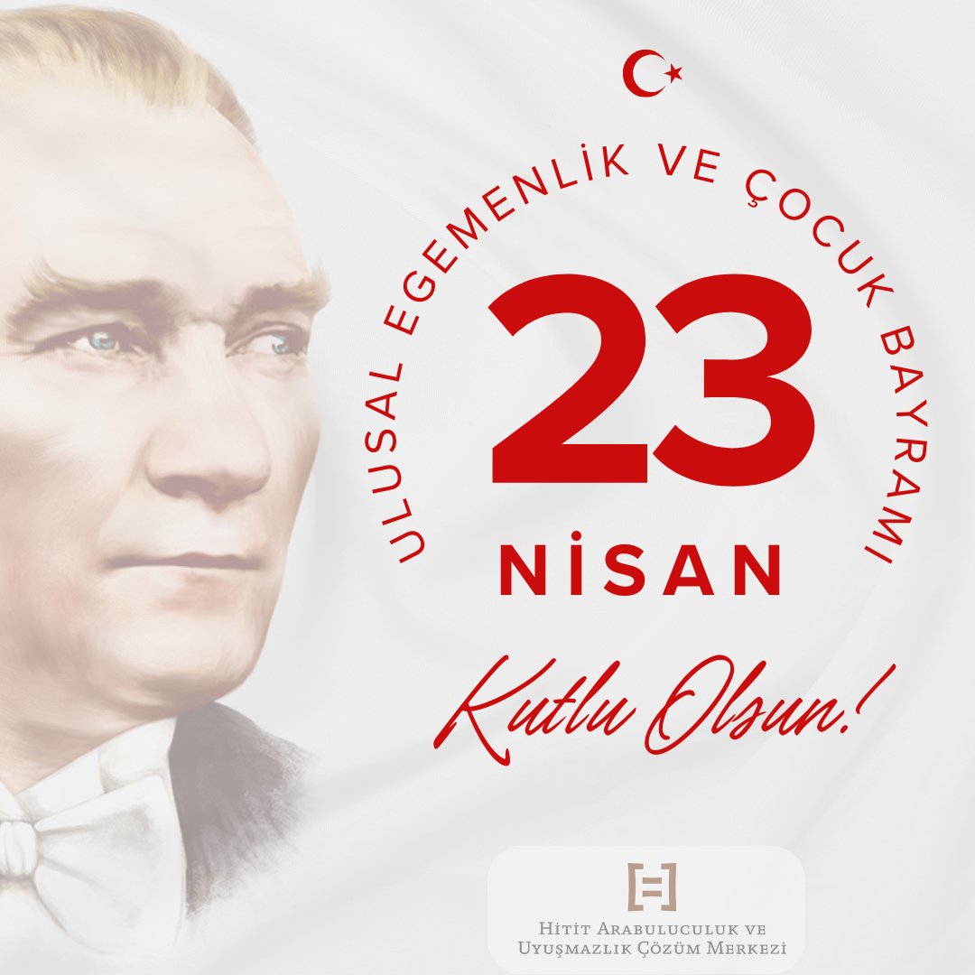23 Nisan Ulusal Egemenlik ve Çocuk Bayramımız kutlu olsun.

#23NisanCocukBayrami