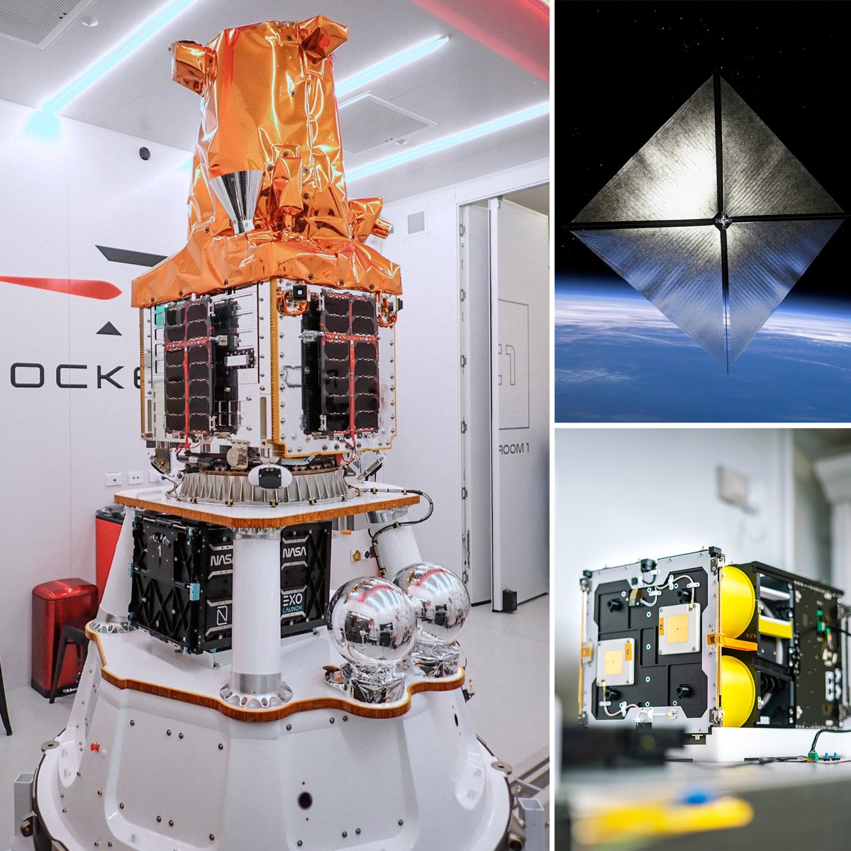 It's launch day! @NASA's ACS3 solar sail demonstrator, carried on our 12U CubeSat bus, is scheduled to launch with Rocket Lab from New Zealand at 22:00 UTC.

The road getting here was full of interesting challenges that our engineering team had to work through together with NASA: