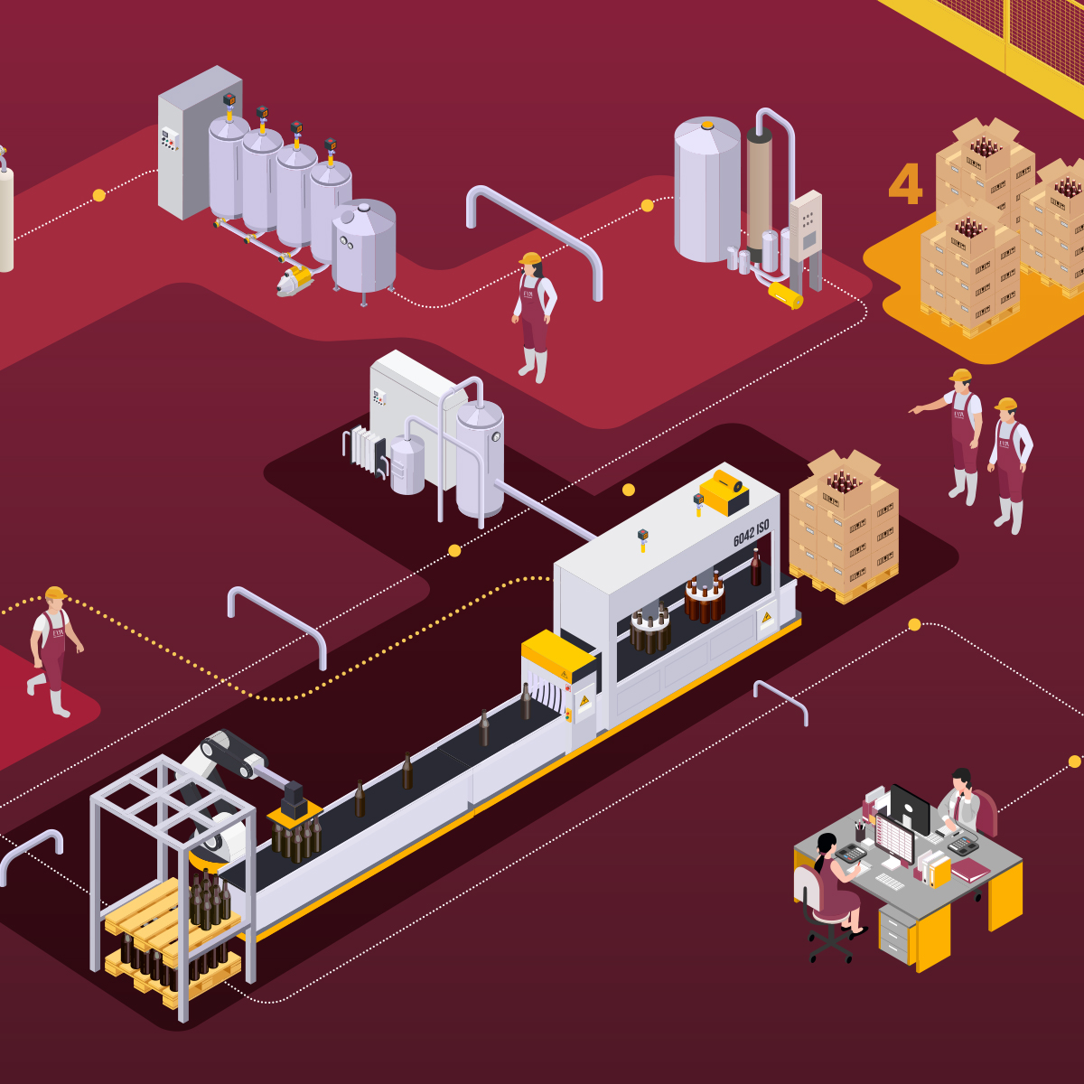 Agence_Sweep's tweet image. Créa // Après la refonte de l' #identitévisuelle, notre client EVA, centre d’embouteillage, nous a confié la conception #graphique d'illustrations pour habiller ses nouvelles plaquettes et son stand. 🍷✔️

L'idée ? Valoriser en images les étapes d' #embouteillage👍🍇