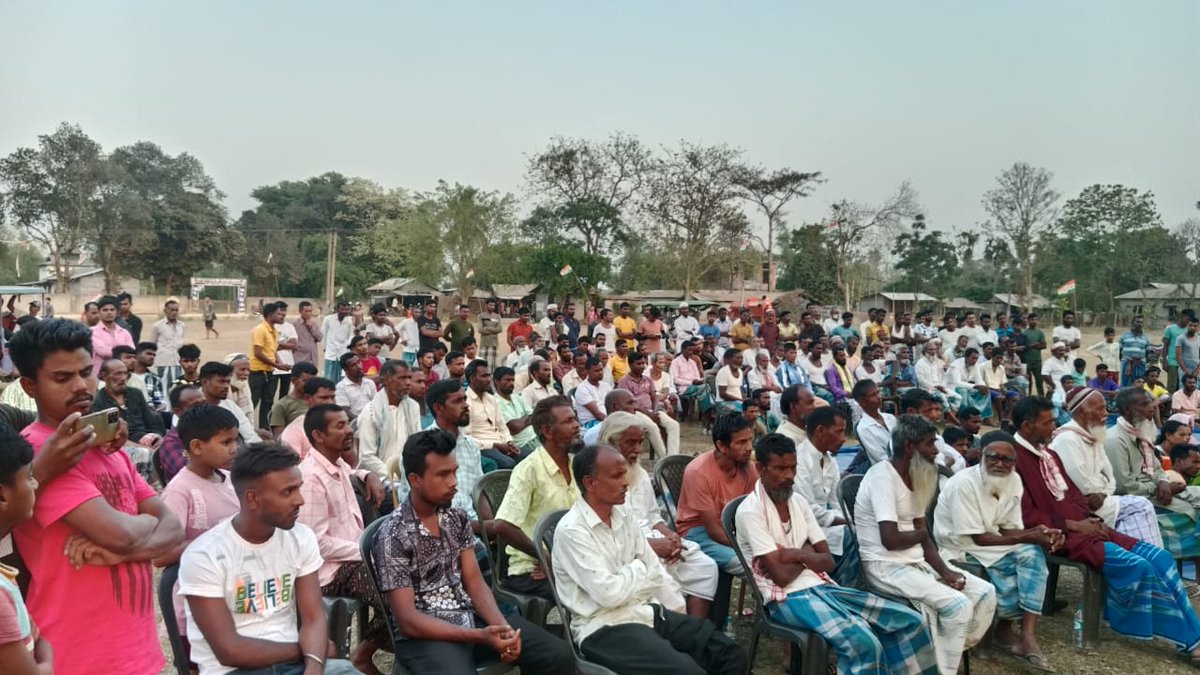 Snippets of election campaigning meeting in favour of our @AITCofficial candidate for Kokrajhar LS Gaurisankar Sarania in Modati area of Parbatjhora LAC 👇 Electrifying energy. #LokSabhaElections2024