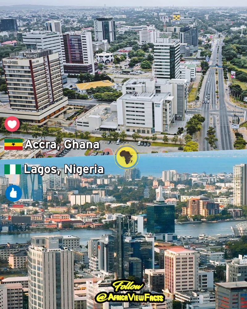Accra, Ghana 🇬🇭 vs Lagos, Nigeria 🇳🇬