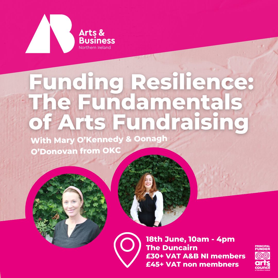 Looking to learn more about arts fundraising? Join us on 18 June for a new workshop with @OKC_Consulting exploring: ✅Successful fundraising principles 📝Crafting a case for support 🔍Identifying effective fundraising avenues ✔️Case studies & strategies >> bit.ly/3wfo4Ih