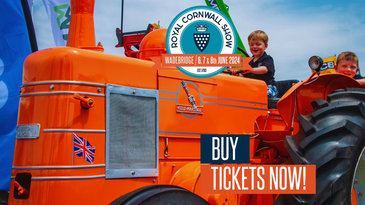 Everyone wants to have a go on the big toys!! 🚜 Visit the Royal Cornwall Show on 6, 7 & 8 June. Buy tickets today - bit.ly/RCSTickets2024 🎟️🎟️