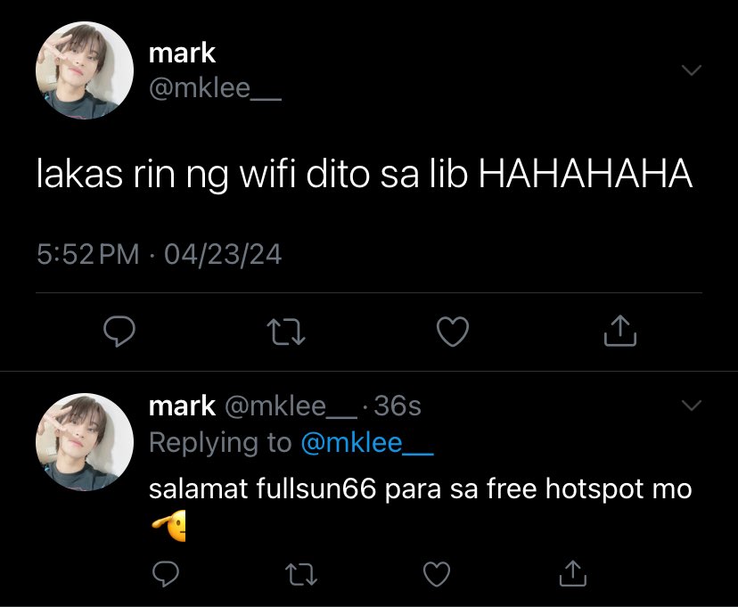 #markhyuck few tweets au ✏️