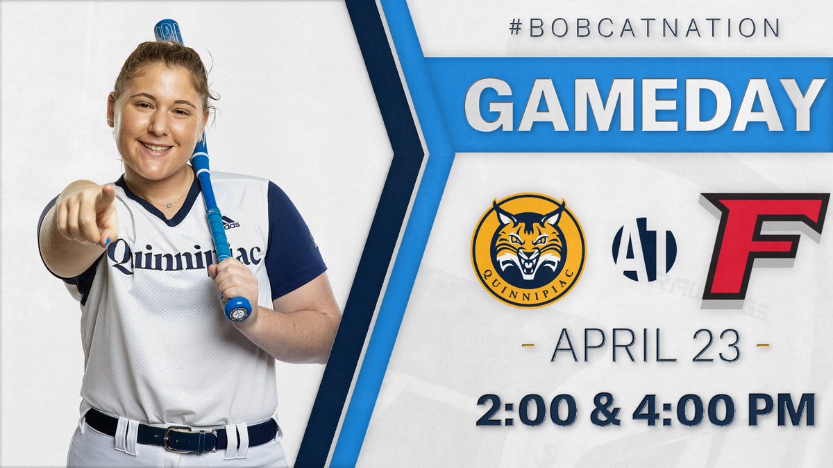 QU_Softball's tweet photo. Big in-state battle today!

🆚 Fairfield
⏰ 2:00 PM &amp; 4:00 PM
📍Alumni Softball Field 
📊 https://t.co/7yzVAf06wn

#BobcatNation x #NCAASB https://t.co/6fQWd35lcY