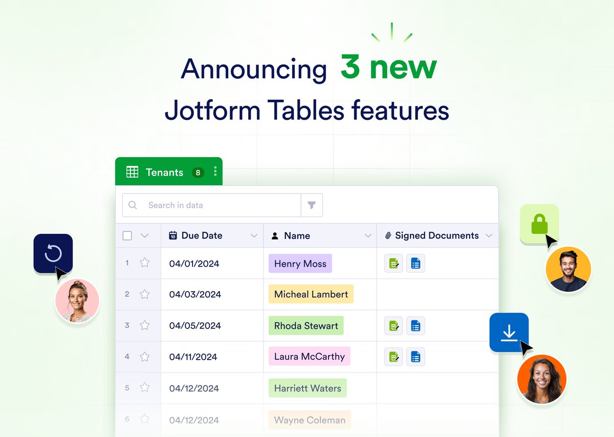 Jotform Tables just got a major upgrade! 🎉 Boost your team's productivity, streamline collaboration, and effortlessly organize your data like never before. Explore what's new 👉 ow.ly/i7wc50RlwKC