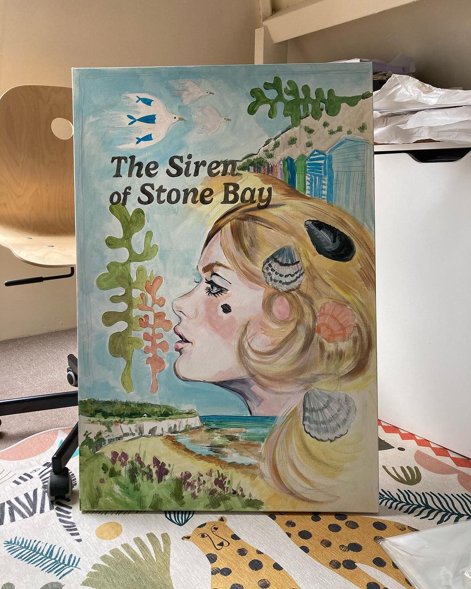 A 70s nostalgia inspired book cover from the great Lisa McGuinness. We just love the pastel colouring of this coming-of-age style piece. To find more of Lisa’s work visit our website: bit.ly/LisaMcG #artistpartners #lisamcguinness #lisaillustrations