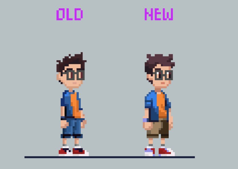 Which is better? 
.
.
.
#PIXEL #pixelart #digitalartwork #characterart #art #backintime #timetravel #steam #gadot