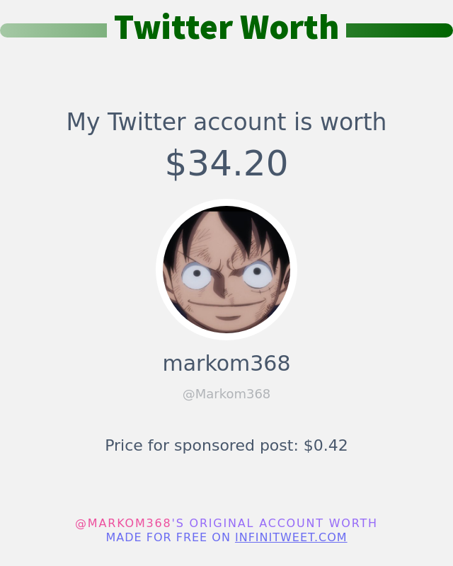 markom368 (@Markom368) / Posts / X