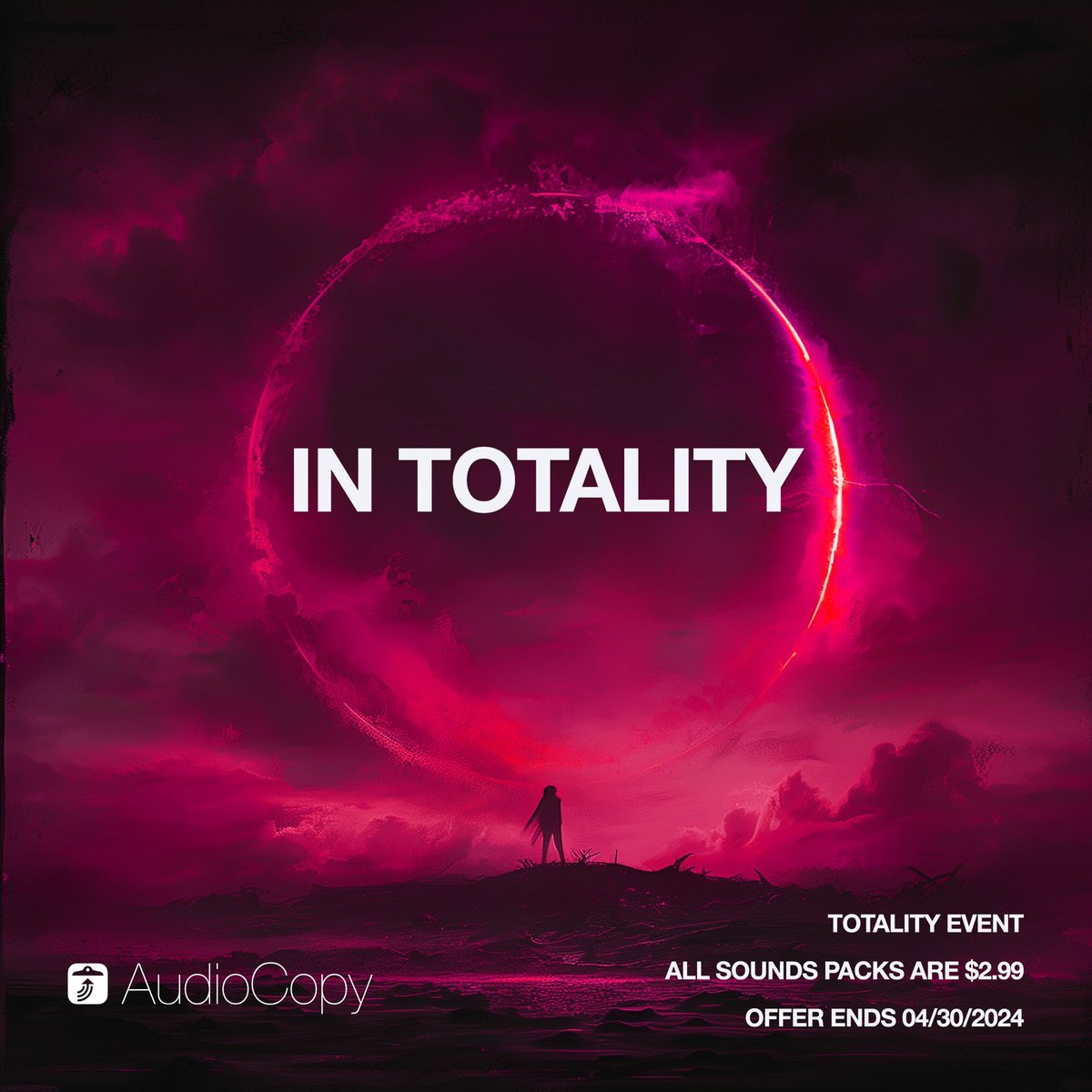 retronyms's tweet photo. Join us and thousands of other music makers for this digital Totality event! ๐
โข
Every sound pack in the #audiocopy content store is $2.99 until the end of April. Welcome to the totality. ๐
โข
This includes all of the most popular sound packs from @Akai_Pro @Loopmasters, @araabMUZIK ,@decapmusic , Illogic, Vherbal Beats, Kenya Grace and many more. ๐
โข
Swipe right on a handful of new sound packs for your collection. Your next fresh mobile masterpiece will thank you. ๐
โข
https://t.co/XJfl3goiU5