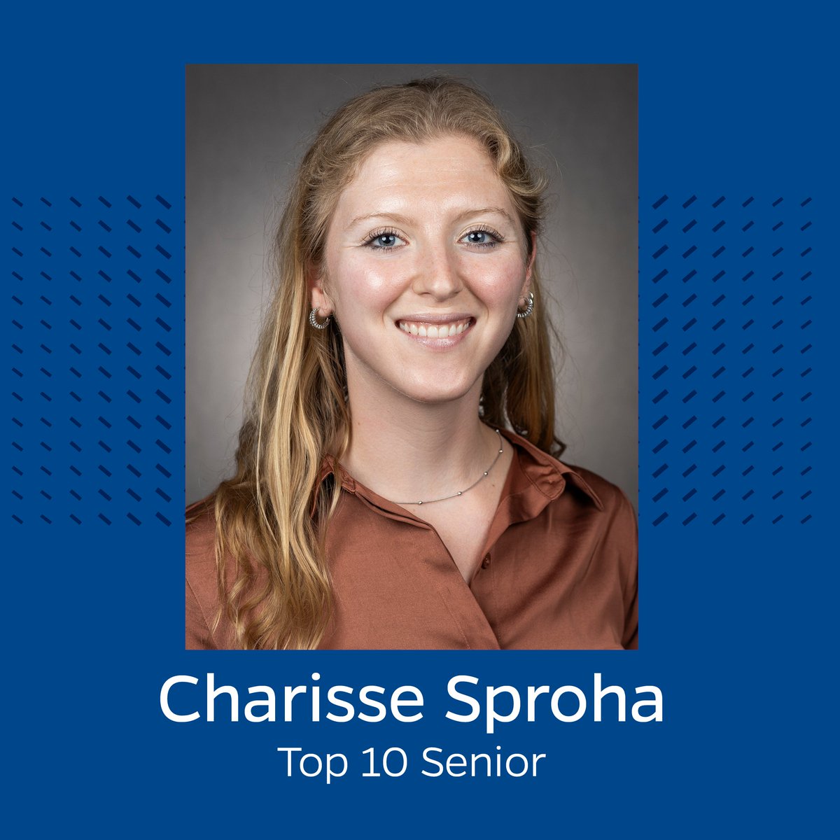 Charisse Sproha is a @UFWildlife senior from Palm City, Fl. She serves as the president for the UF Wildlife Society and is completing her honors thesis, investigating the effects of small herbivores on plant demography in savanna ecosystems. 🐊 Congratulations, Charisse! #ufcals