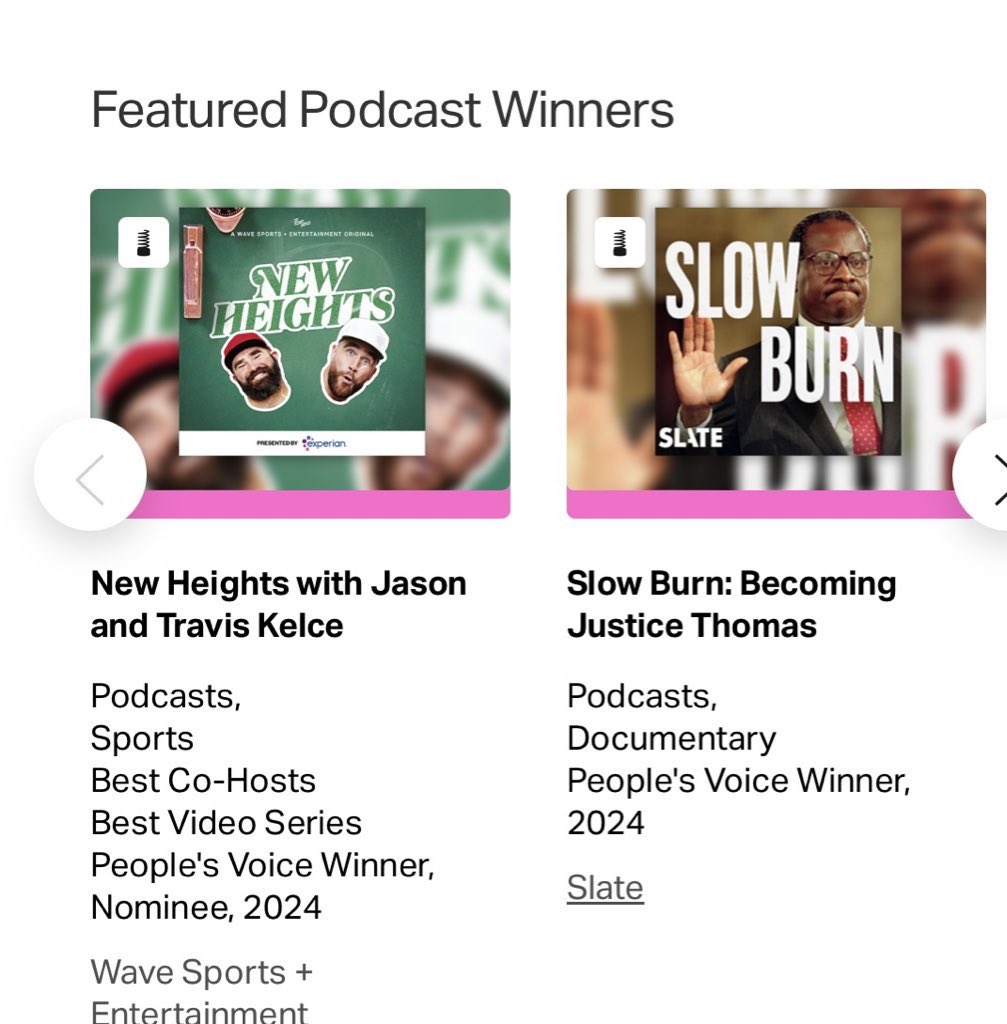 Katie Rayford (@katie_rayford) on Twitter photo Congrats to three star athletes: <a href="/tkelce/">Travis Kelce</a>, <a href="/JasonKelce/">Jason Kelce</a> and <a href="/byjoelanderson/">Joel D. Anderson 🆓</a> on their <a href="/TheWebbyAwards/">The Webby Awards</a> wins!
#Webbys Congrats to three star athletes: <a href="/tkelce/">Travis Kelce</a>, <a href="/JasonKelce/">Jason Kelce</a> and <a href="/byjoelanderson/">Joel D. Anderson 🆓</a> on their <a href="/TheWebbyAwards/">The Webby Awards</a> wins!
#Webbys