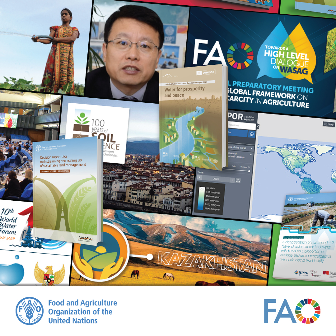 We are excited to share the latest FAO Land and Water Updates! Dive into @FAO 's work on sustainable land, soil, and water management. ➡️ tinyurl.com/5xz7s4f9