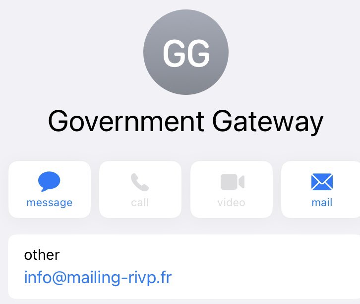 Hello <a href="/HMRCcustomers/">HMRC Customer Support</a> just received an e-mail regarding “Government Gateway” and information needed by clicking a button link on the mail….. Pretty sure it’s a scam as the originating mailer address is as per image attached…. Just to make you aware