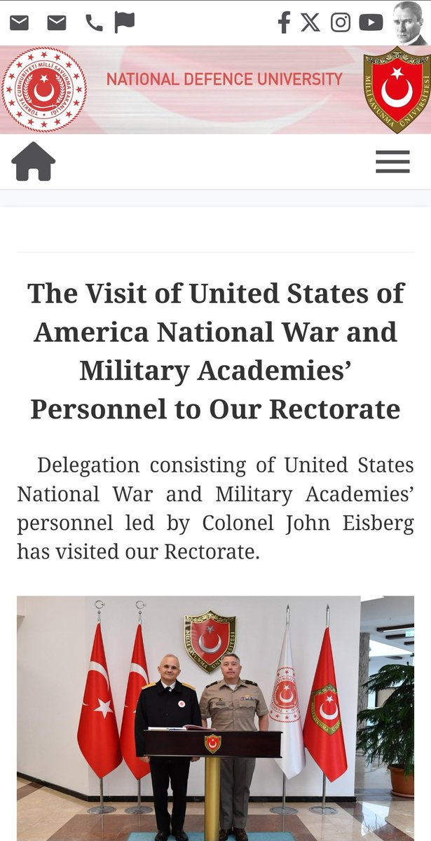aefuh60's tweet photo. During our visit to Türkiye, we met with the Türkiye Military's National Defense University in Istanbul.  It was a great engagement and experience 
https://t.co/IA7bdI5Rhp
@NWC_NDU @NDU_EDU https://t.co/0xi8TVzJAt