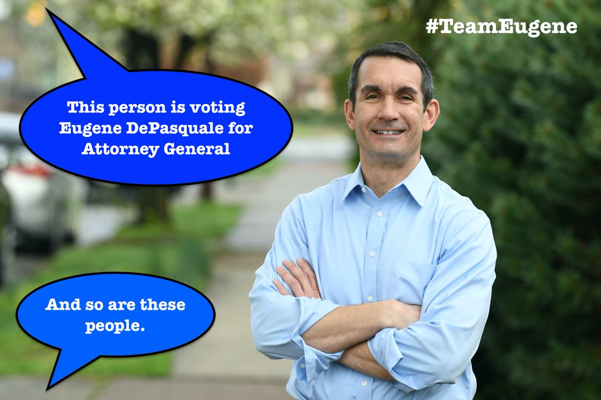 Vote @DePasqualePA! #TeamEugene