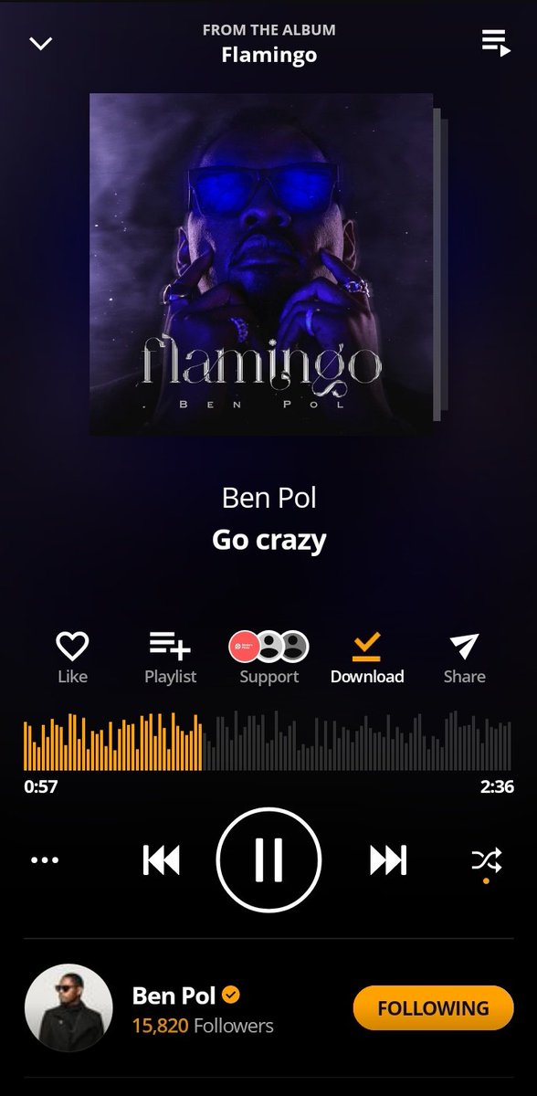 We <a href="/IamBenPol/">Ben Pol</a>, umepigaje hapo?🤗🙌🏾. Nimeipenda hii. #Flamingo