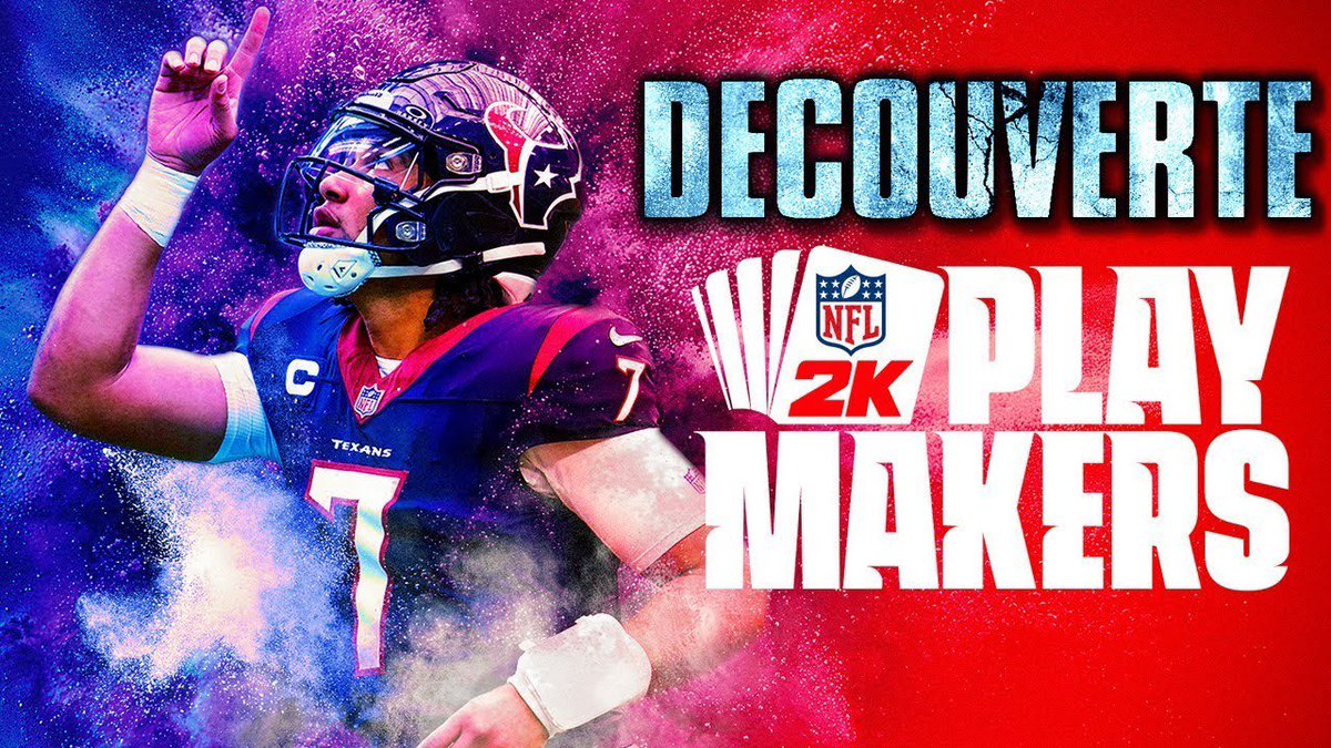 On Découvre NFL 2K PlayMakers 
Le nouveau jeu de Foot Us sur Mobile 
C’est sortie aujourd’hui : 

youtu.be/mA9t_ipwrlI